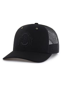 47 Black Ohio State Buckeyes Carhartt Trucker Adjustable Hat