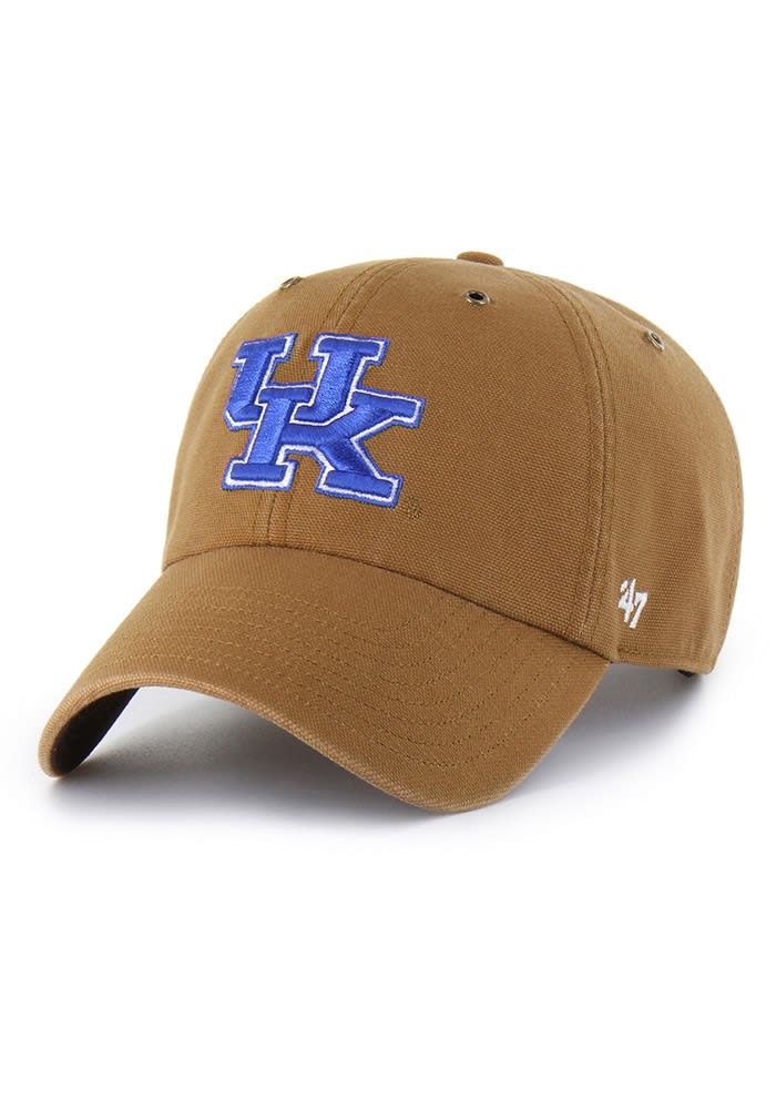 47 Kentucky Wildcats BROWN Carhartt Clean Up Adjustable Hat - 48026739