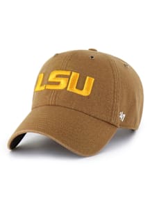 47 LSU Tigers Carhartt Clean Up Adjustable Hat - Brown
