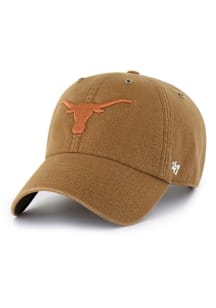 47 Texas Longhorns Carhartt Clean Up Adjustable Hat - Brown