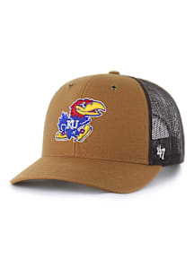 47 Kansas Jayhawks Carhartt Trucker Adjustable Hat - Brown