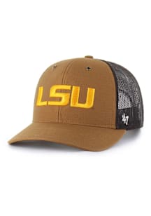 47 LSU Tigers Carhartt Trucker Adjustable Hat - Brown