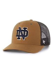 47 Notre Dame Fighting Irish Carhartt Trucker Adjustable Hat - Brown