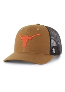 47 Texas Longhorns Carhartt Trucker Adjustable Hat - Brown