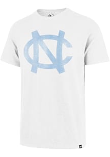 47 North Carolina Tar Heels White Grit Scrum Short Sleeve Fashion T Shirt