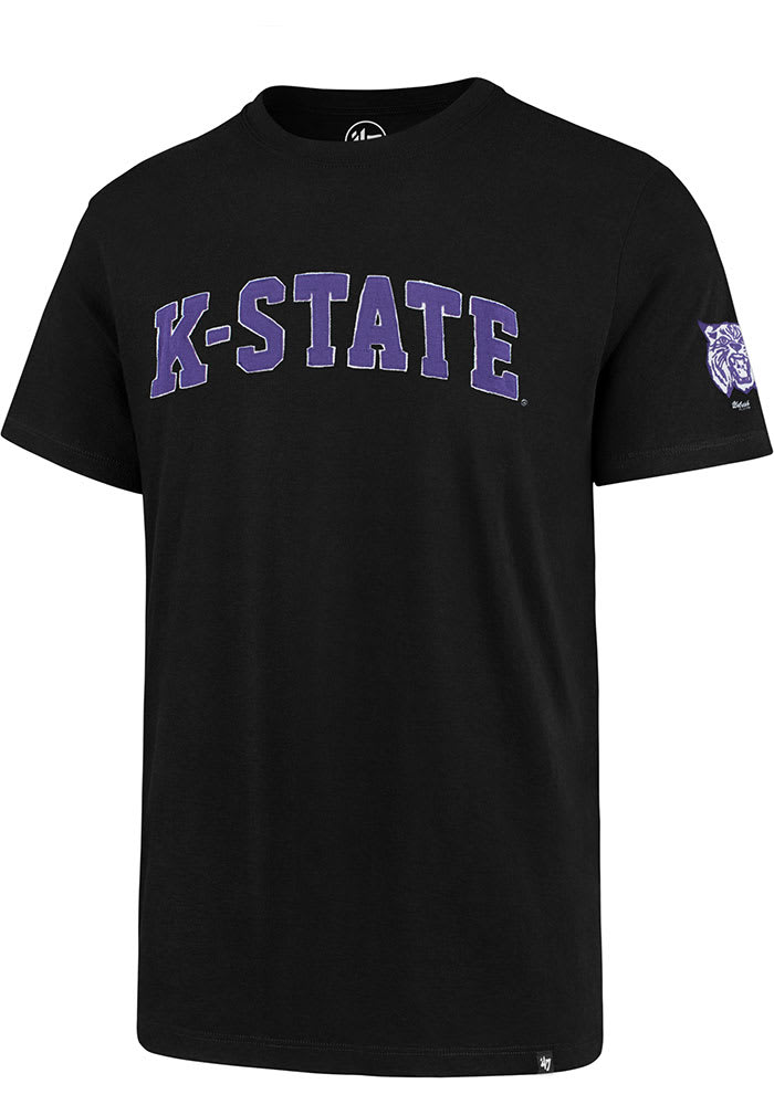 47 K-State Wildcats Black Arch Short Sleeve Fashion T Shirt