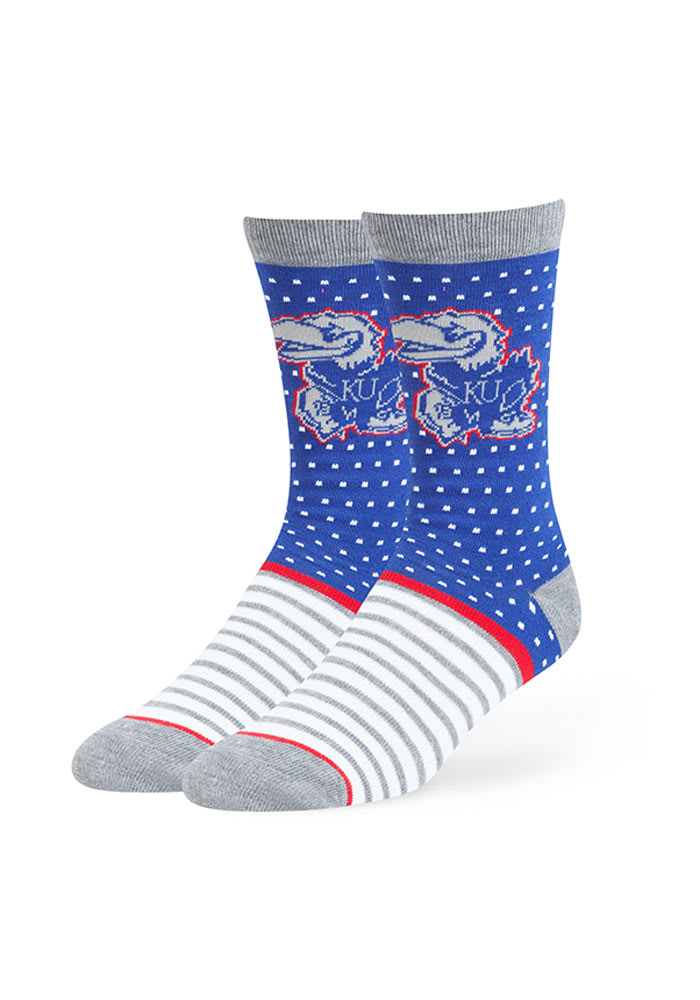 Kansas Jayhawks Willard Mens Dress Socks