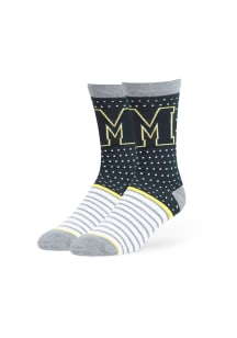 Michigan Wolverines Willard Mens Dress Socks