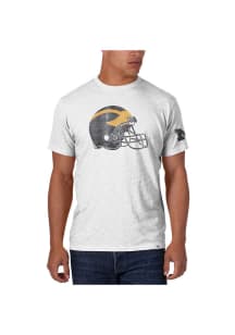 47 Michigan Wolverines White Two Peat Short Sleeve Fashion T Shirt