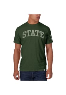 47 Michigan State Spartans Green Arch Short Sleeve Fashion T Shirt
