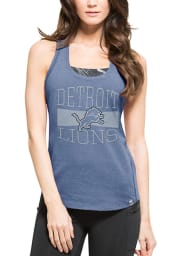 47 Detroit Lions Womens Blue High Point Tank Top