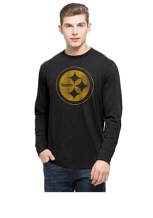 47 Pittsburgh Steelers Black Scrum Long Sleeve Fashion T Shirt