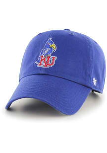 47 Kansas Jayhawks 1920 Clean Up Adjustable Hat - Blue