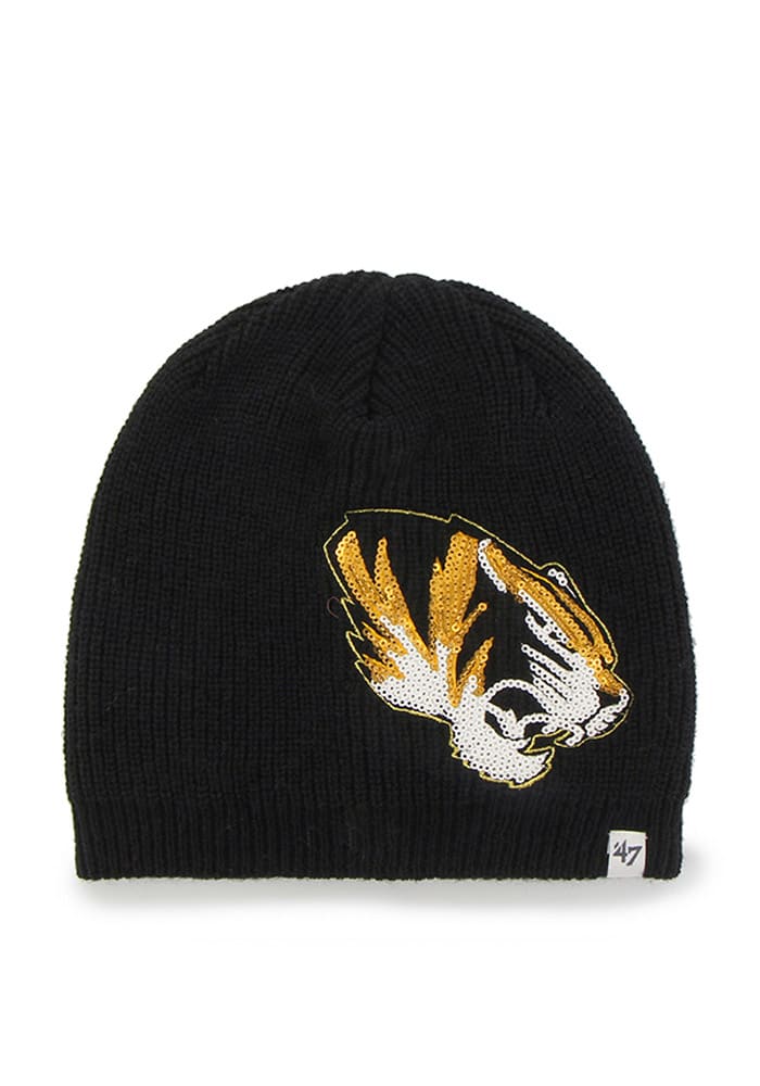 47 Missouri Tigers Black Sparkle Womens Knit Hat