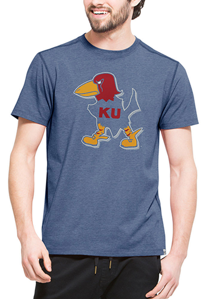 47 Kansas Jayhawks Blue High Point Short Sleeve T Shirt