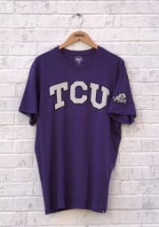 47 TCU Horned Frogs Purple Fieldhouse Short Sleeve Fashion T Shirt