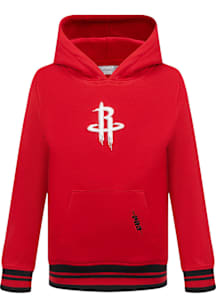 Pro Standard Houston Rockets Toddler Red Retro Classics Long Sleeve Hooded Sweatshirt
