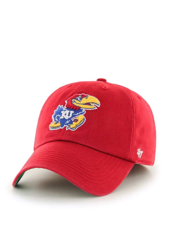 Kansas Jayhawks Men's 47 Brand Clean Up Adjustable Hat