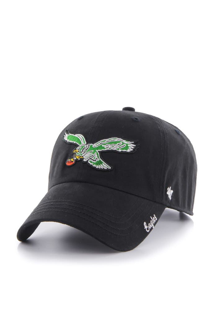 47 Brand White Philadelphia Eagles Miata Clean Up Adjustable Hat