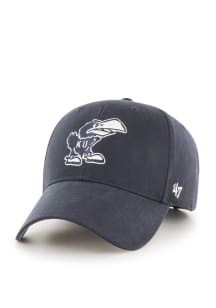 47 Kansas Jayhawks Navy Blue Basic MVP Adjustable Toddler Hat