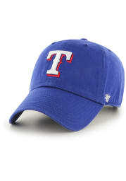 Texas Rangers Blue Clean Up Youth Adjustable Hat