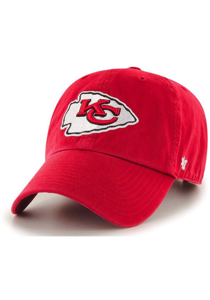 47 Kansas City Chiefs Red Clean Up Youth Adjustable Hat