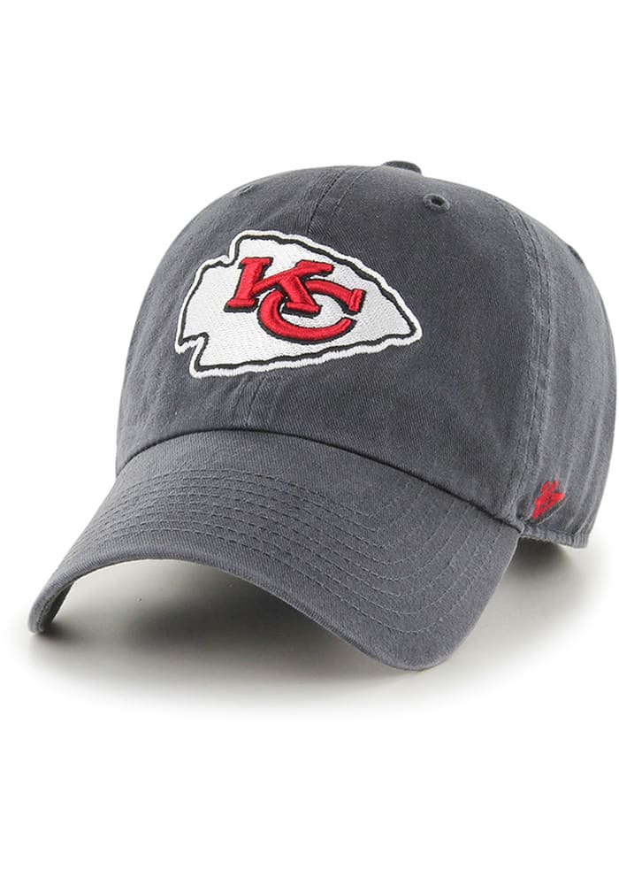 47 Kansas City Chiefs Charcoal Clean Up Youth Adjustable Hat