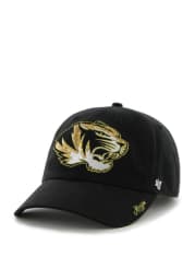47 Missouri Tigers Black Sparkle Clean Up Womens Adjustable Hat