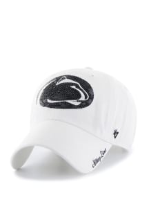 Penn State Nittany Lions 47 Sparkle Clean Up Womens Adjustable Hat - White