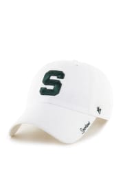 47 Michigan State Spartans White Miata Clean Up Womens Adjustable Hat