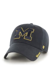 47 Michigan Wolverines Navy Blue Miata Clean Up Womens Adjustable Hat
