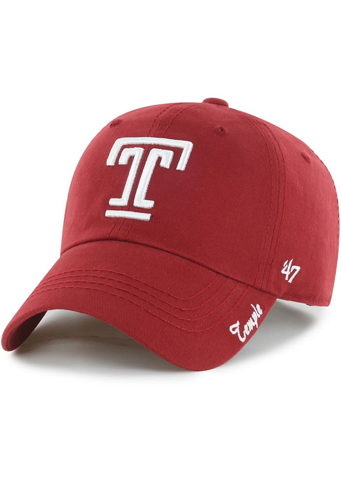 47 Temple Owls Red Miata Clean Up Womens Adjustable Hat
