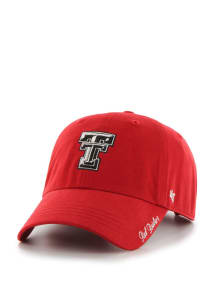 47 Texas Tech Red Raiders Red Miata Clean Up Womens Adjustable Hat