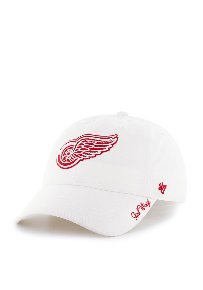 47 Detroit Red Wings White Miata Clean Up Womens Adjustable Hat