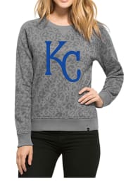 47 Kansas City Royals Womens Grey Expedition Crew Sweatshirt