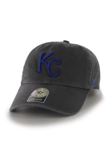 47 Kansas City Royals Clean Up Adjustable Hat - Charcoal