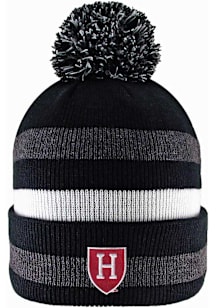 LogoFit Harvard Crimson Black Primetime Mens Knit Hat