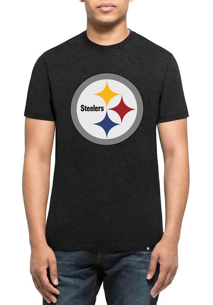 47 Pittsburgh Steelers Gold Logo Club Short Sleeve T Shirt