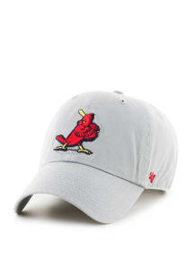 47 St Louis Cardinals Grey 1956 Clean Up Adjustable Toddler Hat