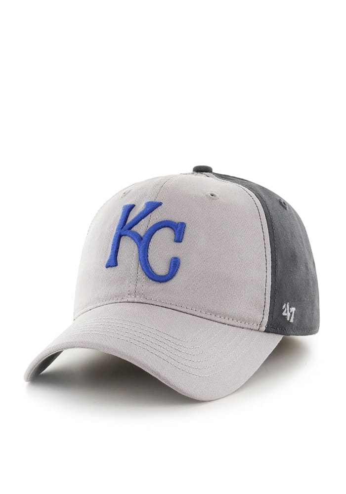 47 Kansas City Royals Mens Grey Umbra Closer Flex Hat