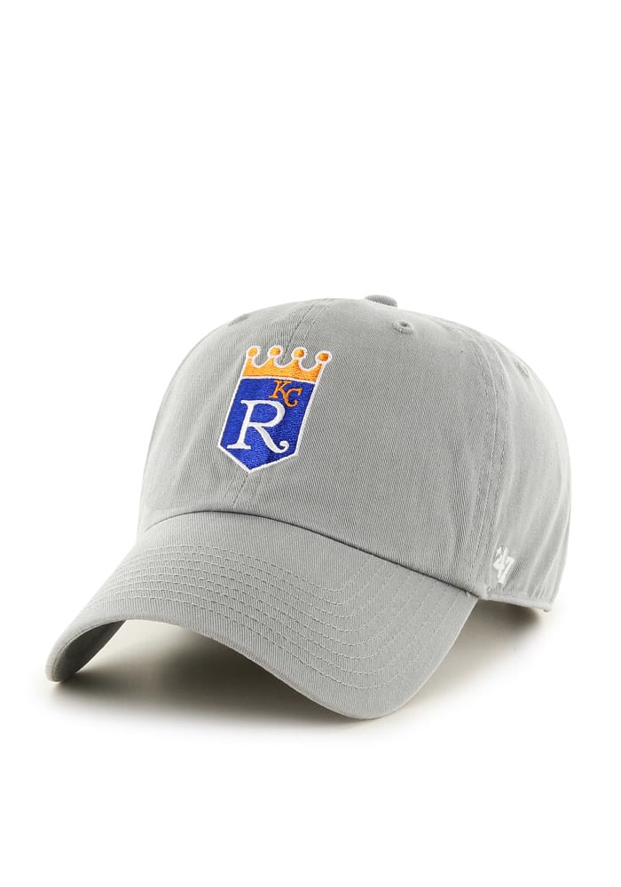Kansas City Royals Grey 1969 Clean Up Youth Adjustable Hat