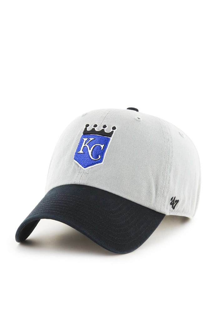 47 Kansas City Royals 2002 Crown Clean Up Adjustable Hat - Grey