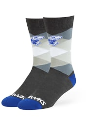 Kansas Jayhawks Prescott Mens Argyle Socks