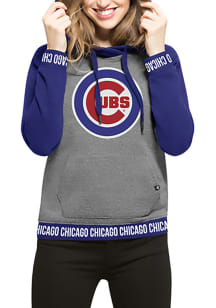 47 Chicago Cubs Womens Grey Encore Revolve Hooded Sweatshirt