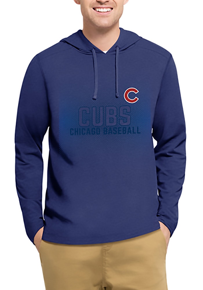 47 Chicago Cubs Mens Blue Mid Range Hood