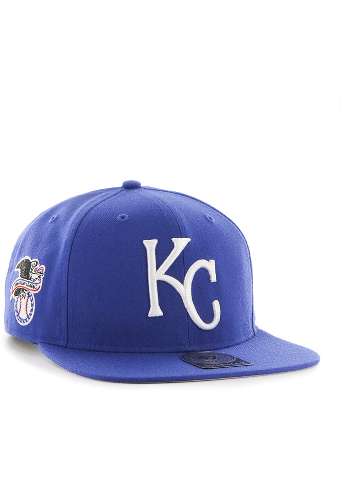 47 Kansas City Royals Blue Sure Shot Captain Mens Snapback Hat