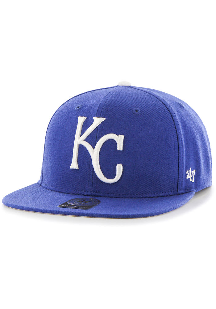 47 Kansas City Royals Blue No Shot Mens Snapback Hat