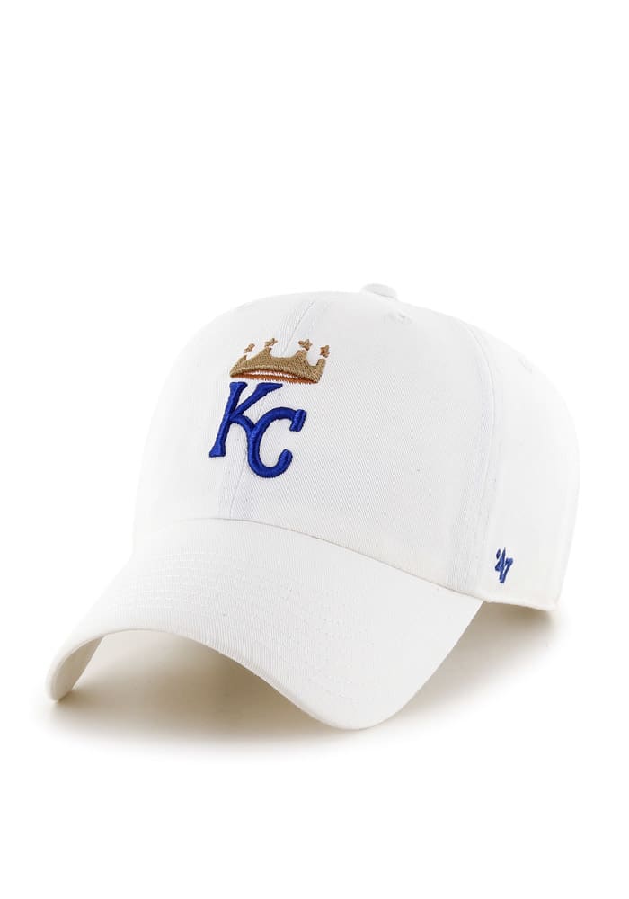 47 Kansas City Royals 2016 BP Clean Up Adjustable Hat - White