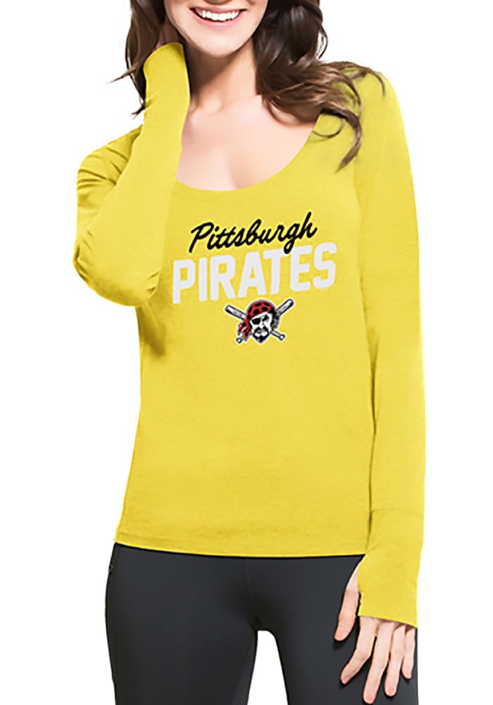 47 Pittsburgh Pirates Womens Gold Forward Athleisure Tee