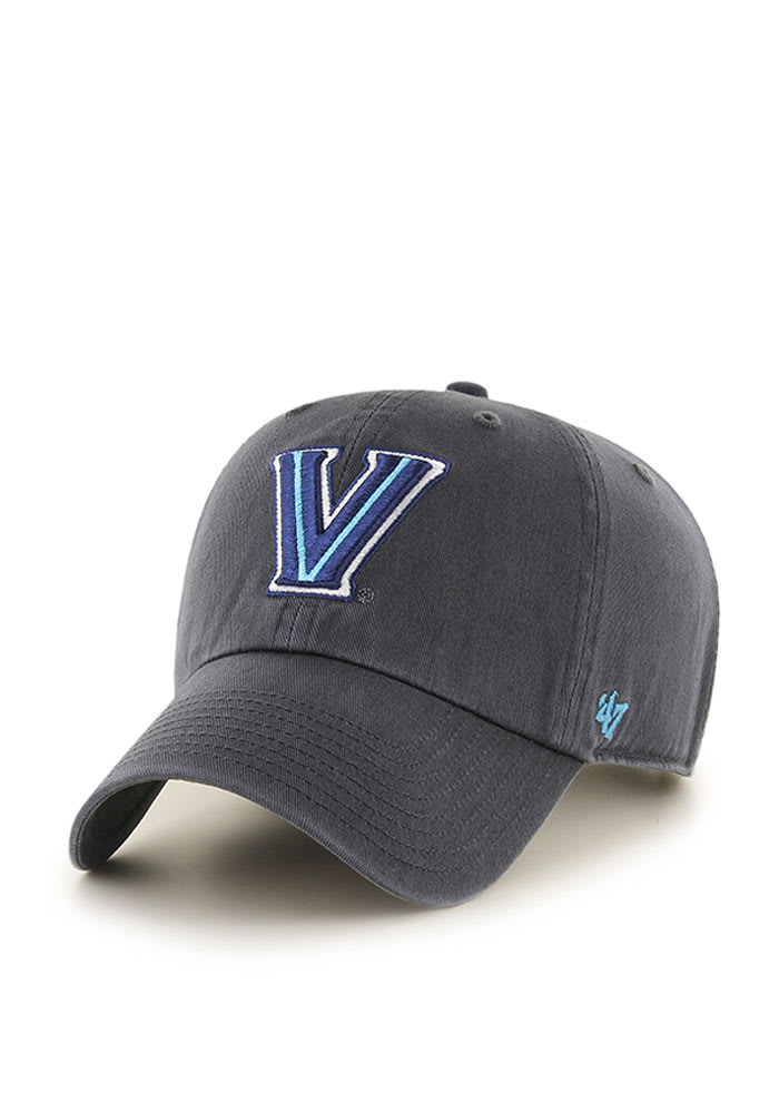 47 Villanova Wildcats Clean Up Adjustable Hat - Charcoal